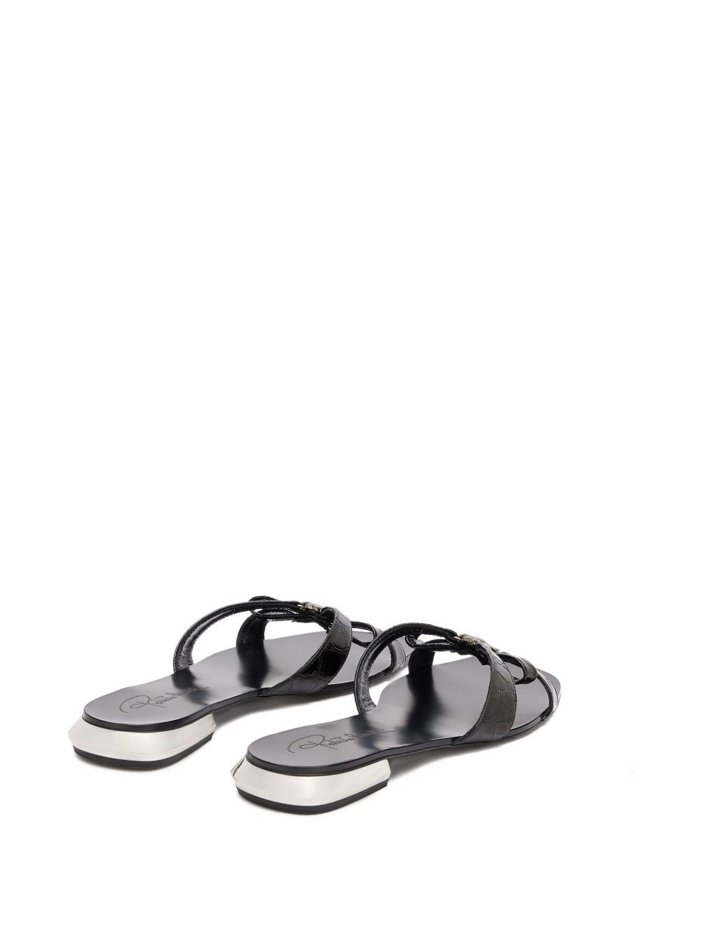 embellished flat sandals - 3