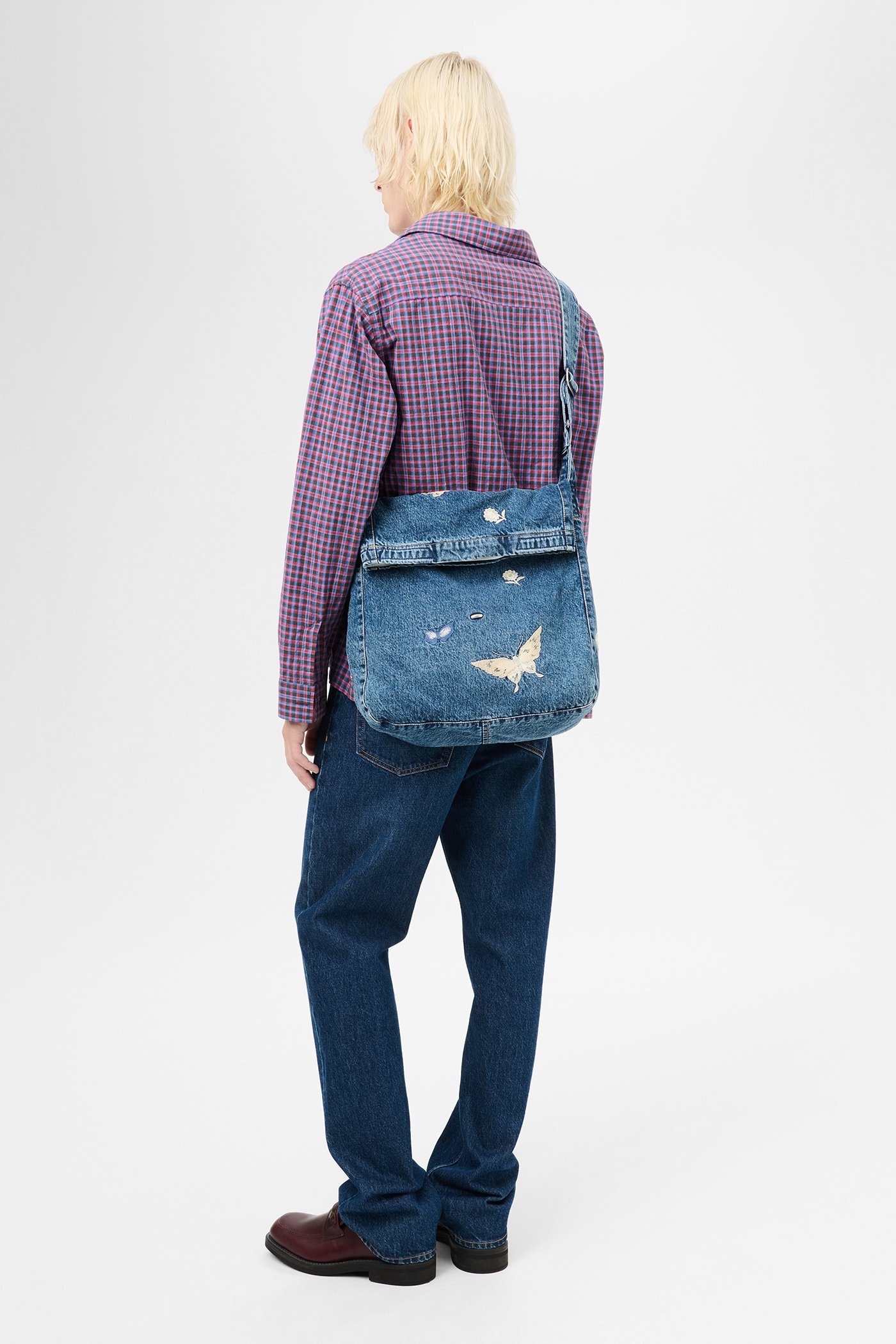 Our Legacy Sling Bag Indigo Butterfly | REVERSIBLE