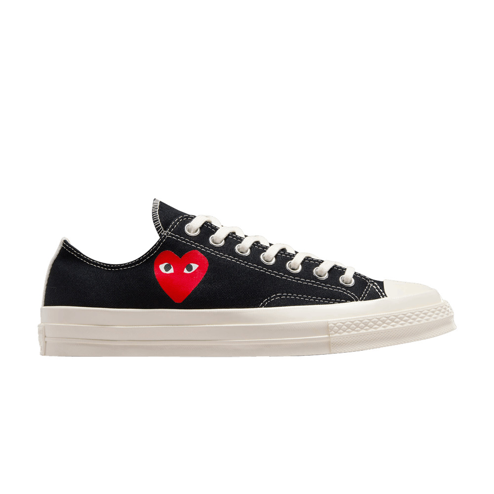 Comme des Garçons PLAY x Chuck 70 Low 'Single Heart - Black' - 1