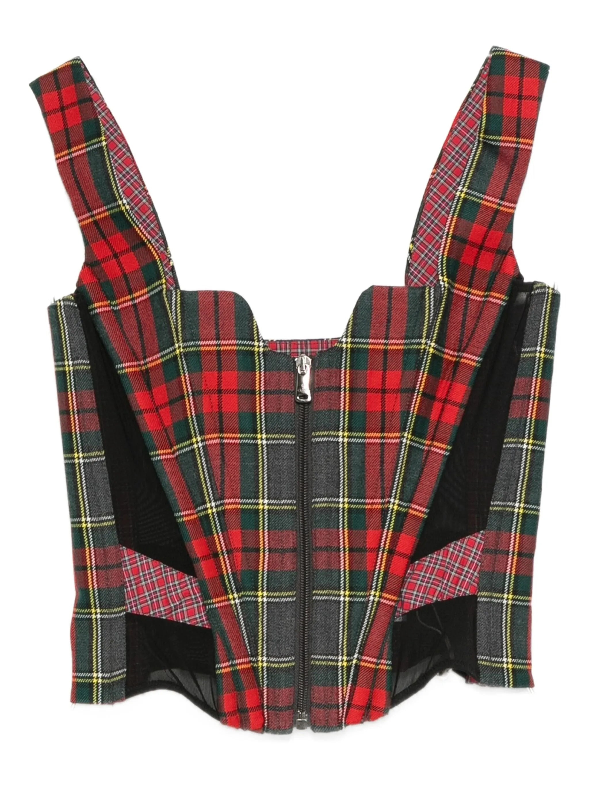 Vivienne Westwood Tartan-pattern Corset Top - 1