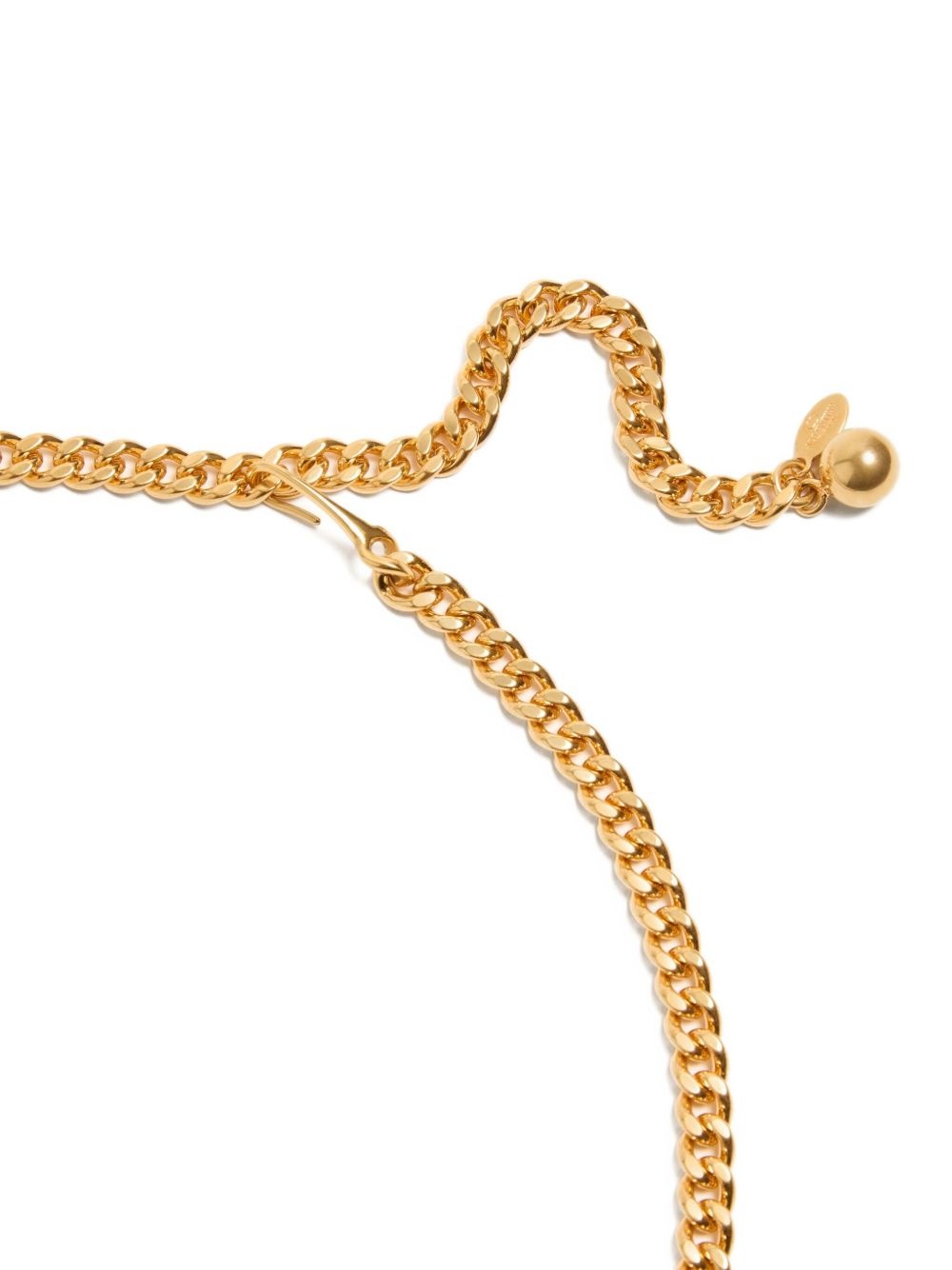 VLogo crystal-embellished belt - 4