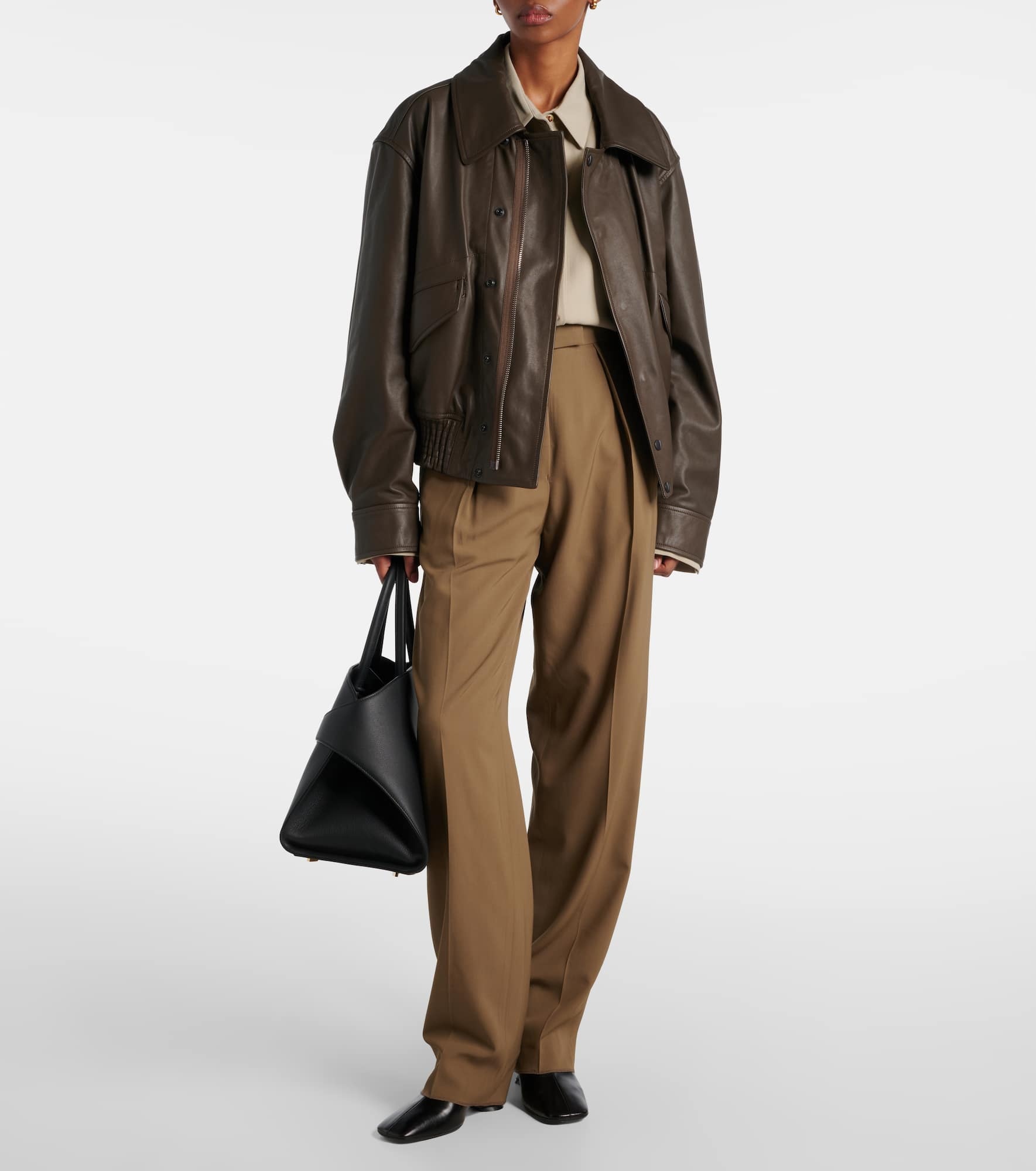 High-rise straight pants - 2