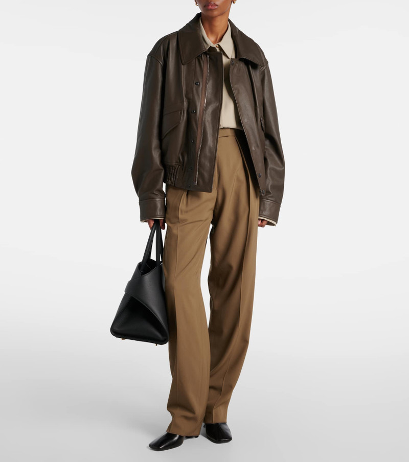 FERRAGAMO High-rise straight pants outlook