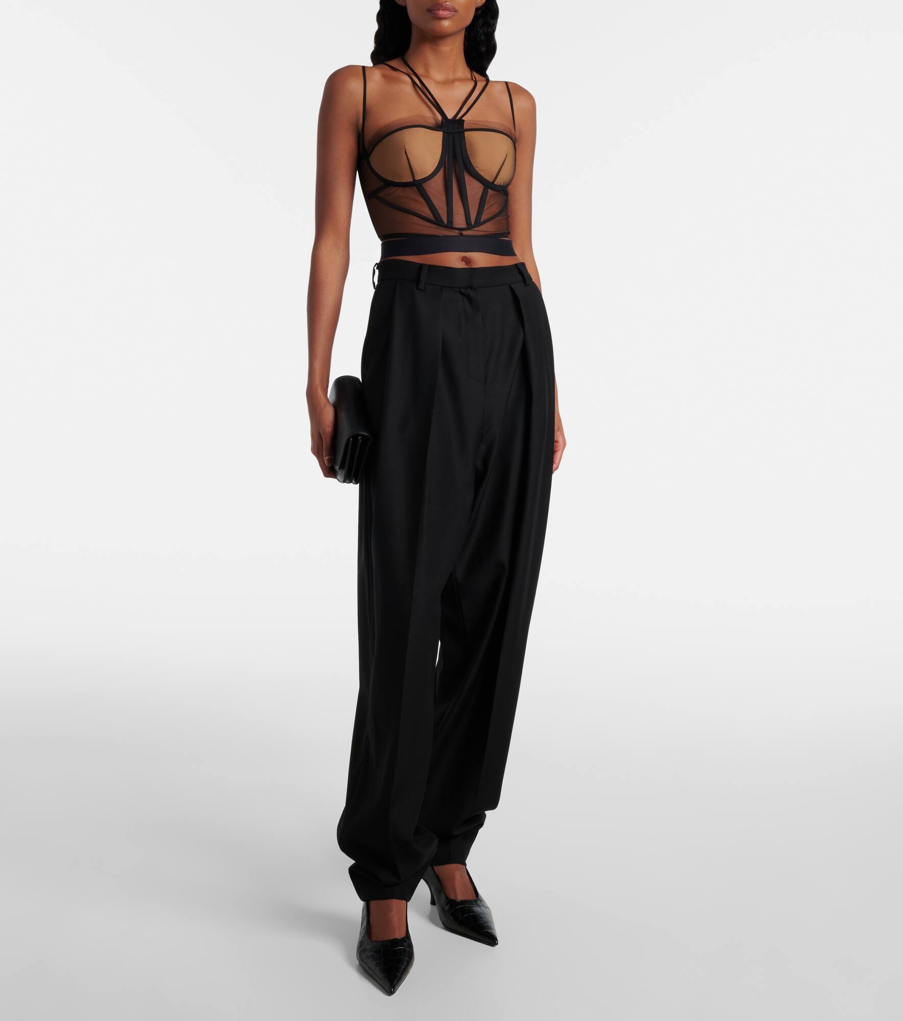 Sheer bustier - 2