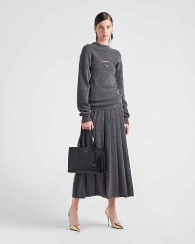 Prada Cashmere and wool sweater with top outlook