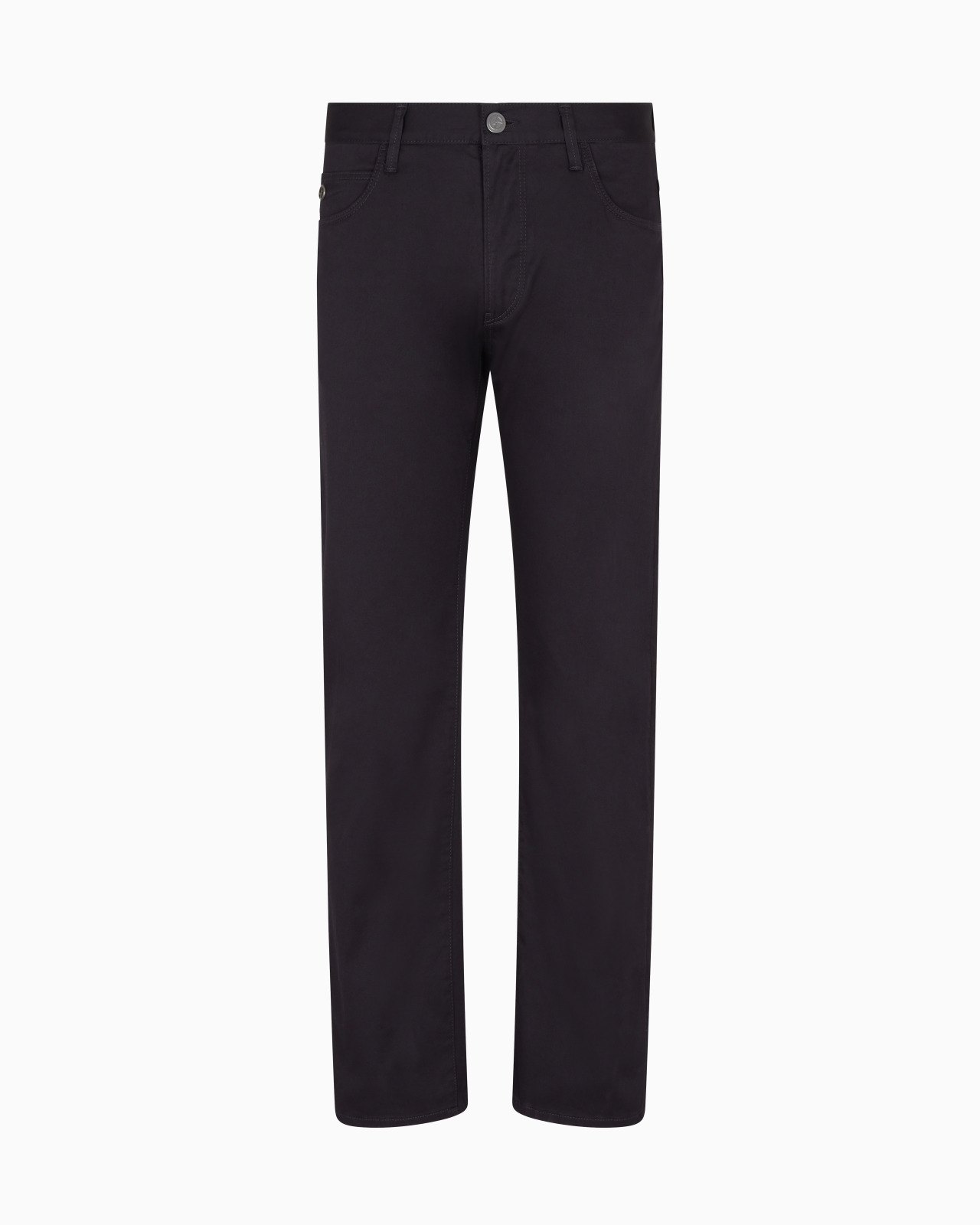 STRETCH-COTTON, REGULAR-FIT, FIVE-POCKET TROUSERS - 1