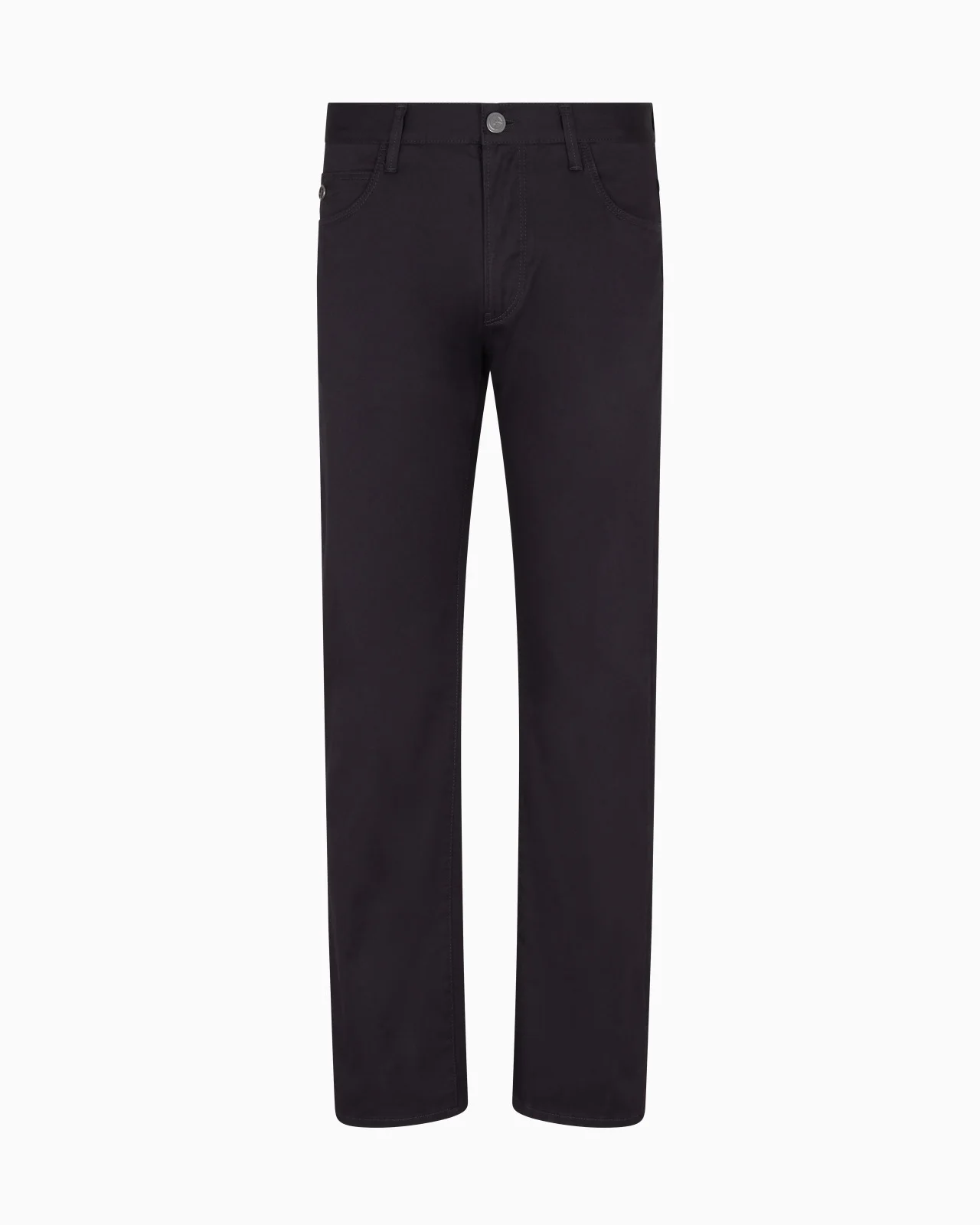 STRETCH-COTTON, REGULAR-FIT, FIVE-POCKET TROUSERS - 1