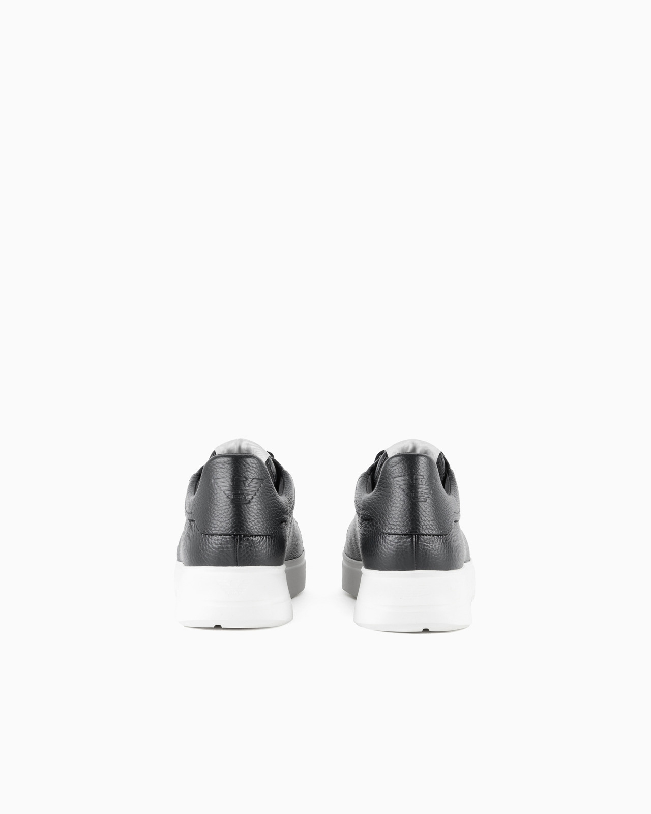 Tumbled leather sneakers - 4