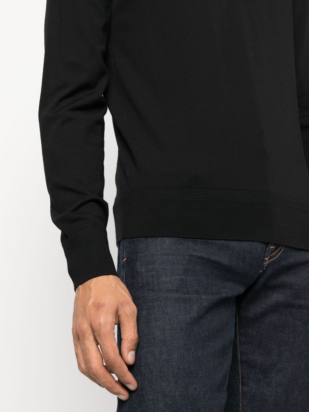 fine-knit wool jumper - 5