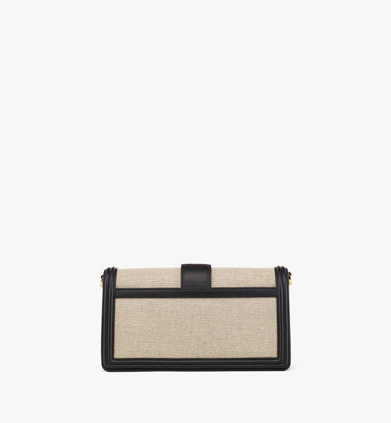 Tracy Shoulder Bag in Linen Leather Mix 5