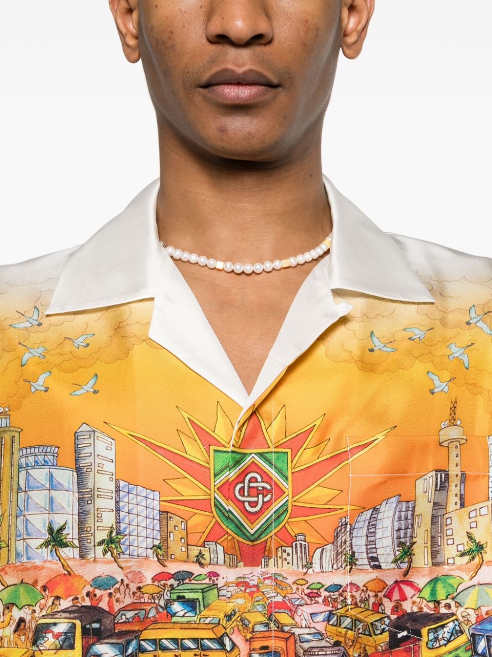 Traffic silk shirt - 5