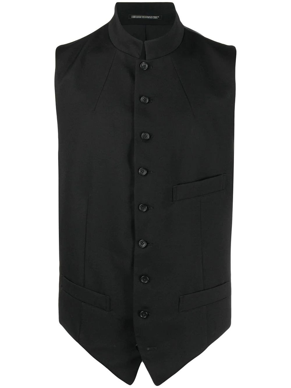 stand-up collar waistcoat - 1