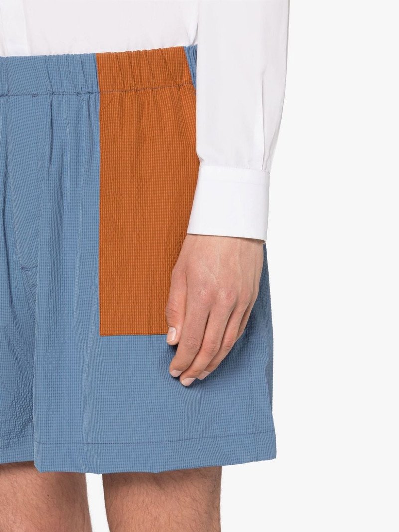 CAPTAIN NAVY SEERSUCKER SHORTS 6