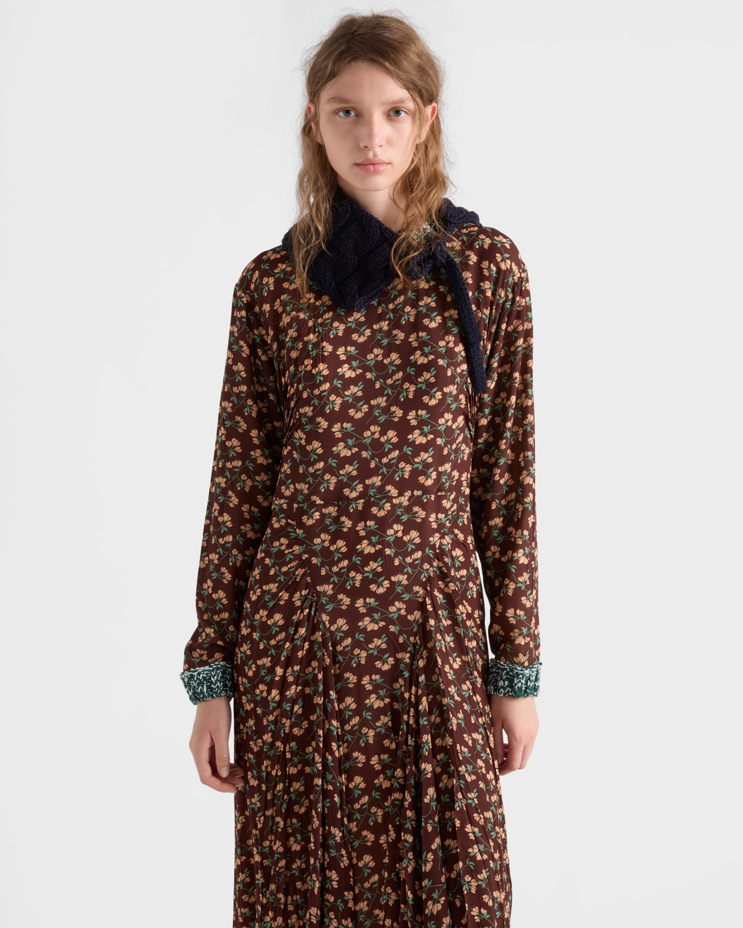 Printed georgette dress - 3