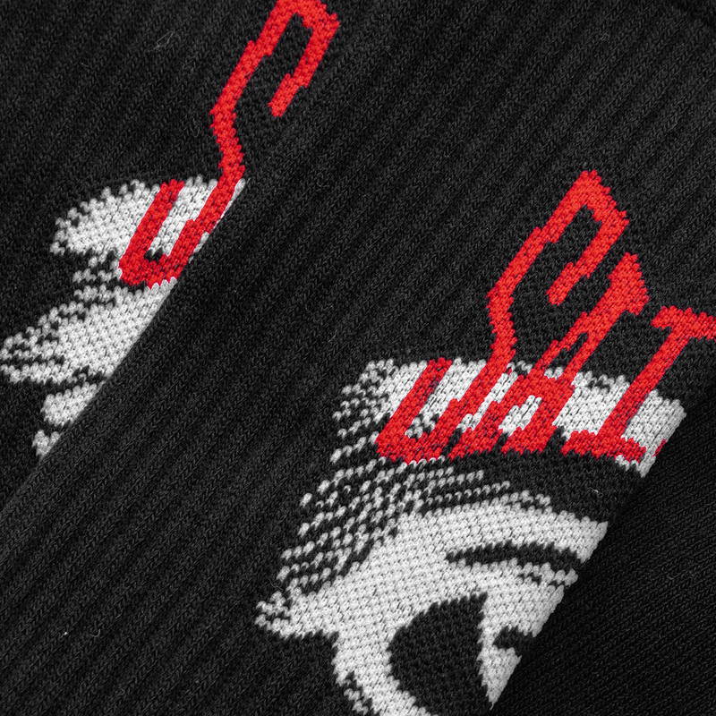 SAINT M×××××× SAINT EYE SOCKS - BLACK outlook