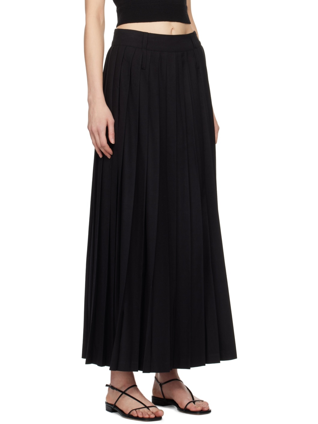 Black Bailey Maxi Skirt - 2