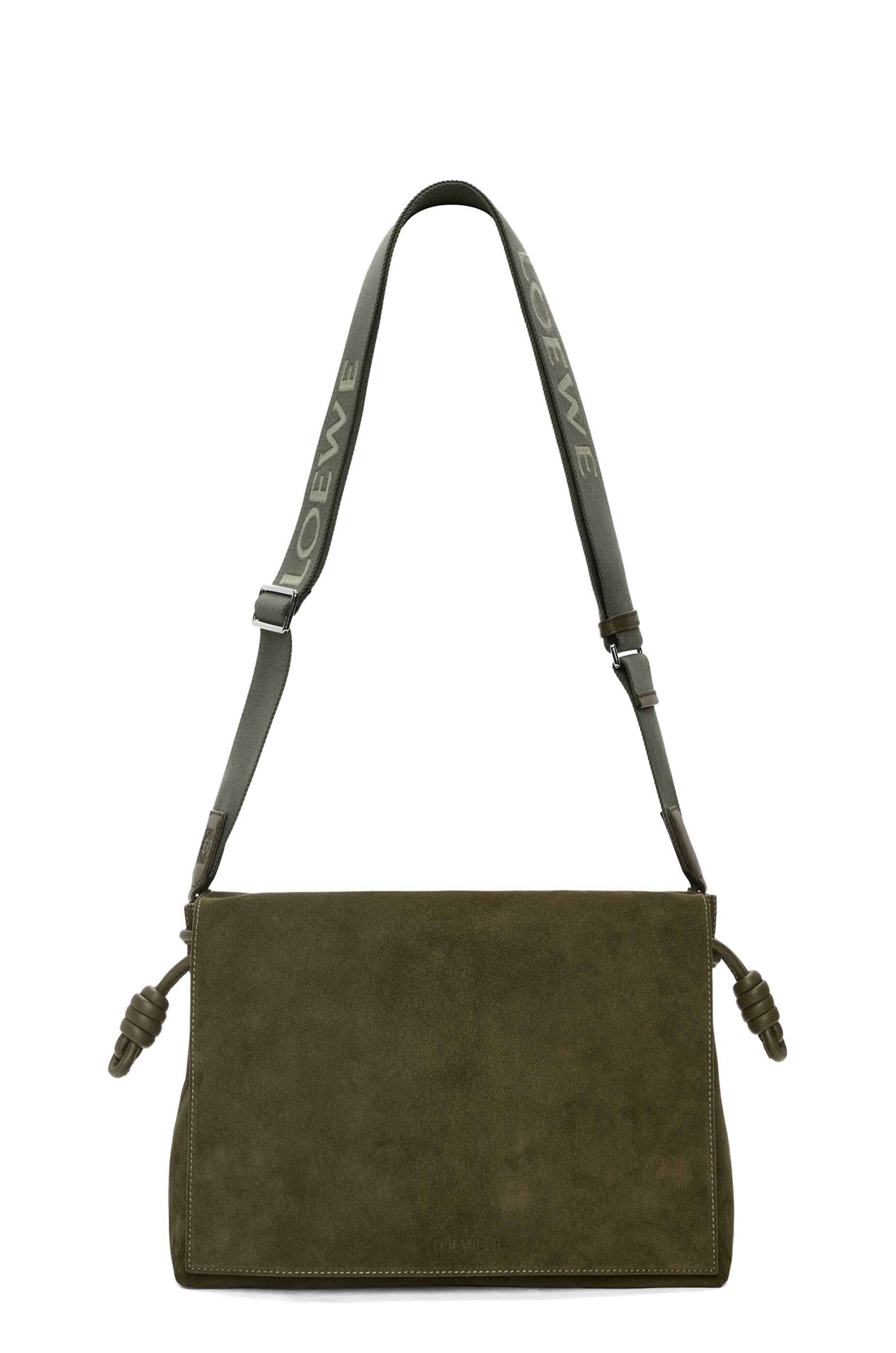 Flamenco satchel in suede calfskin - 5