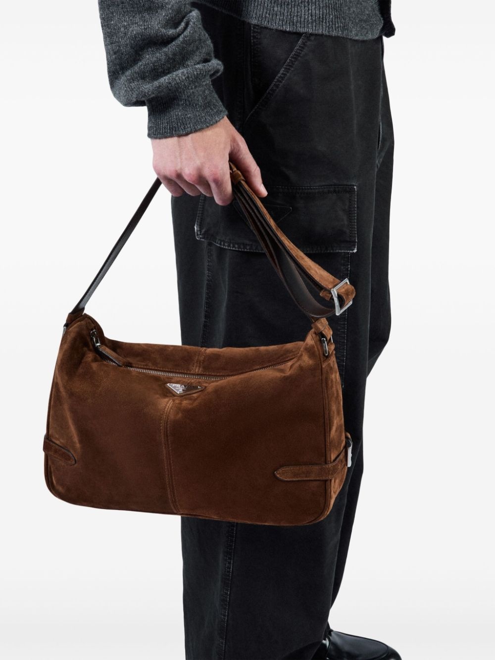 suede shoulder bag - 3