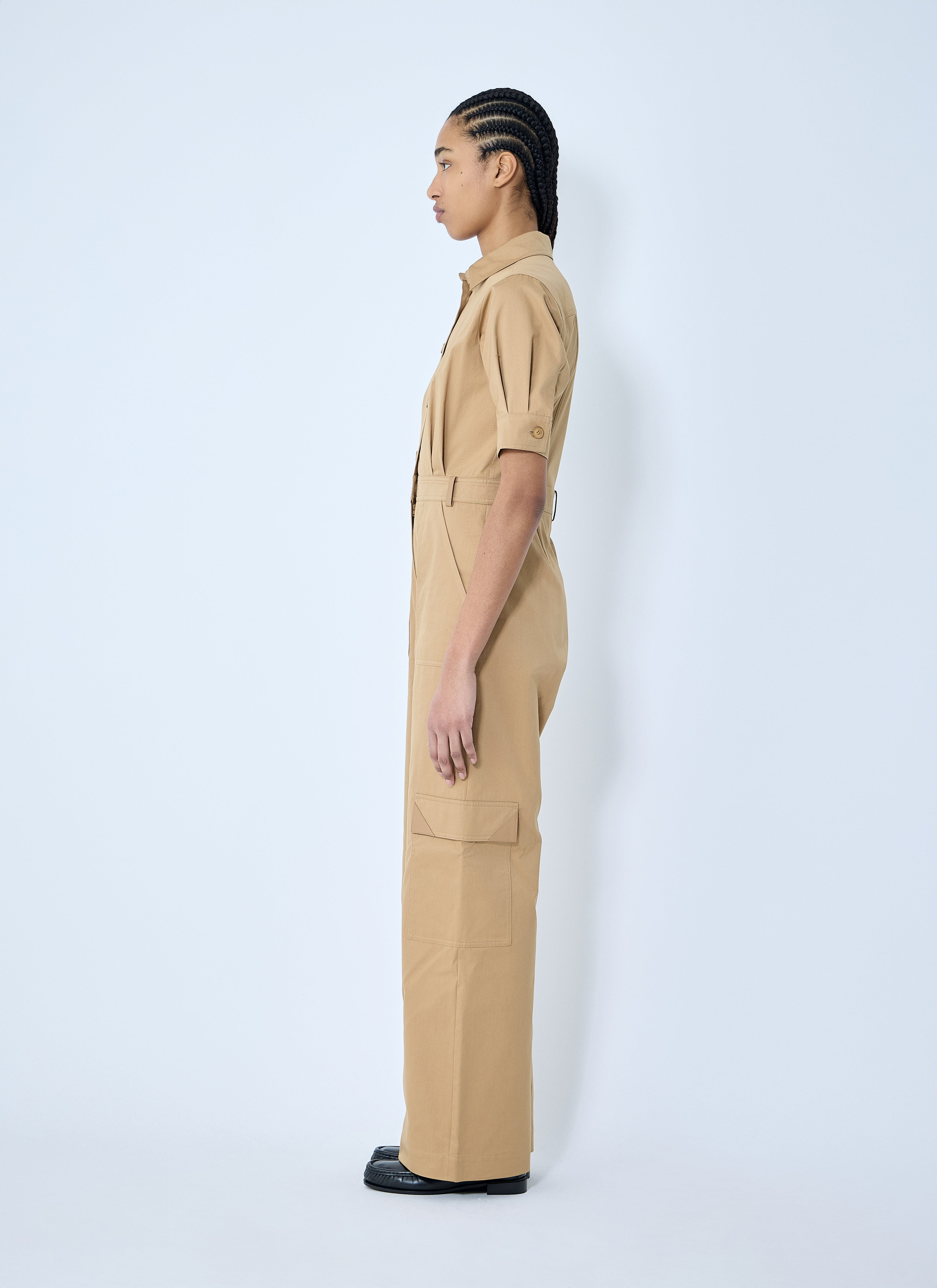 Max Mara Women Cotton Tailored Jumpsuit - 3