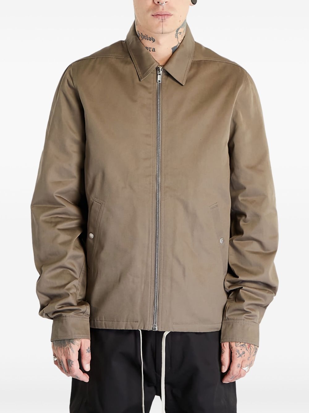 cotton shirt jacket - 1