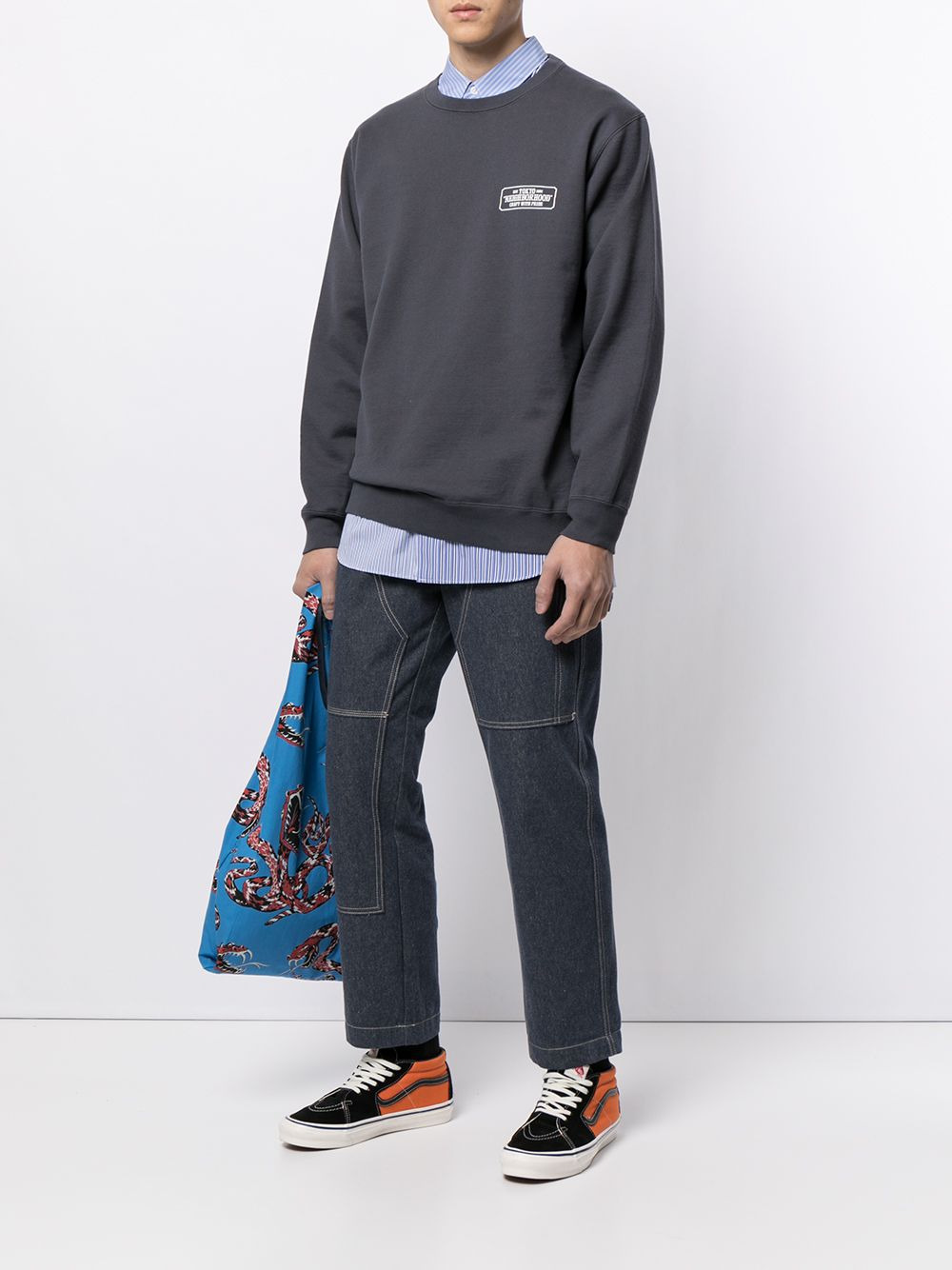 logo-print long-sleeve sweatshirt - 2