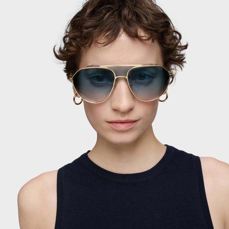 TOUS Gold-colored Sunglasses TOUS Pilot outlook