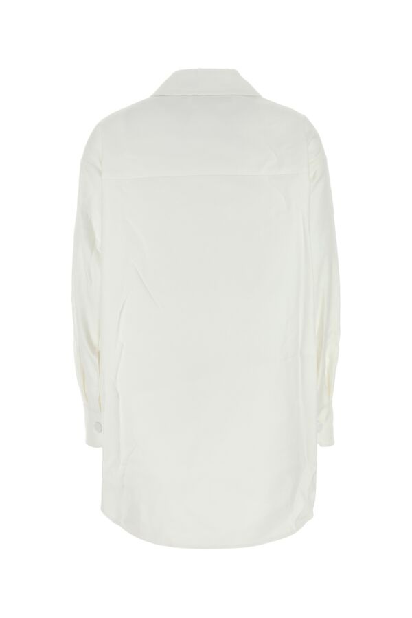 ジャケット VALENTINO White cotton blend oversize jacket Valentino Valentino Garavani Woman White Cotton Blend