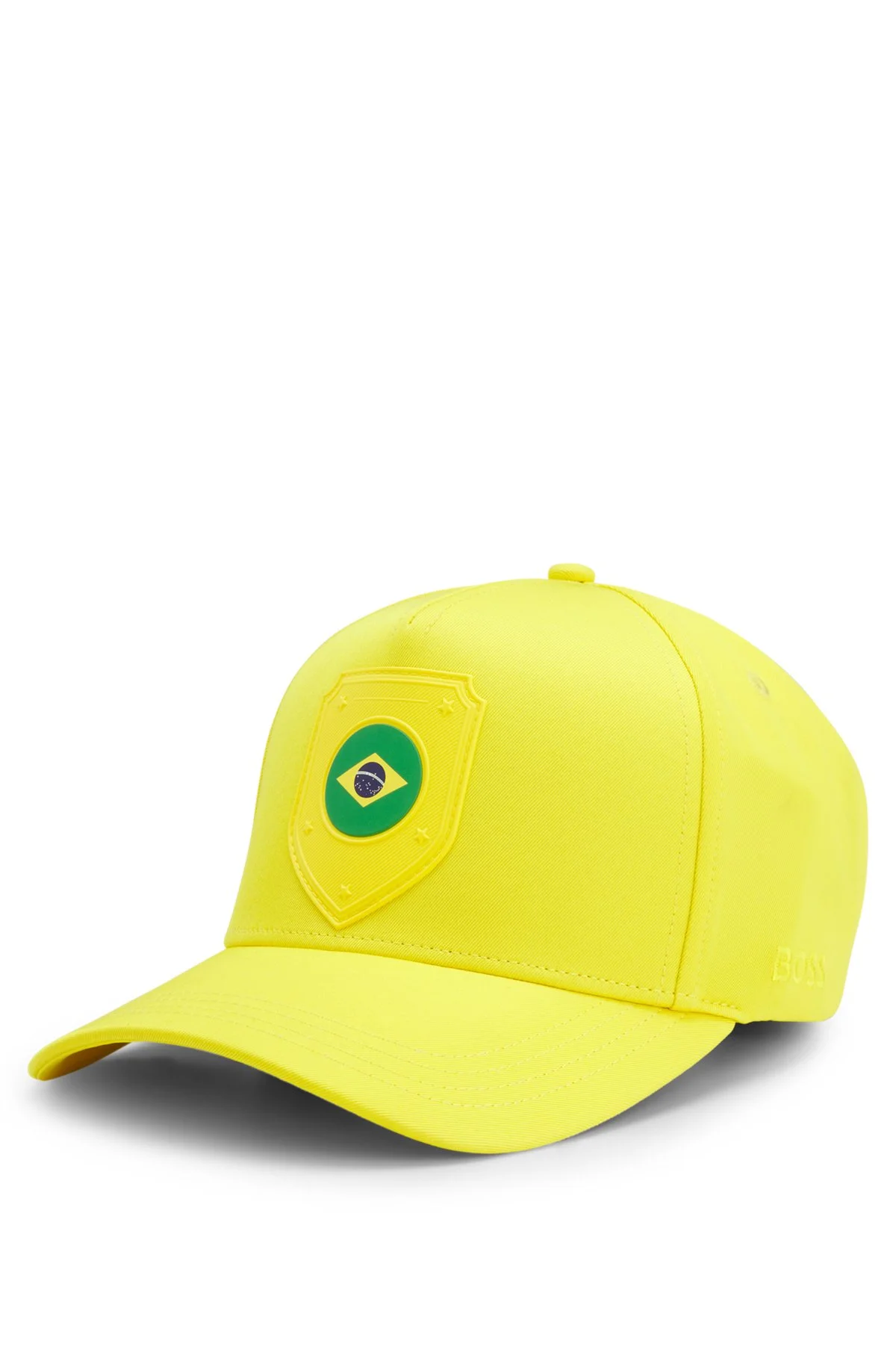 LOGO CAP IN LUSTROUS TWILL WITH COUNTRY-FLAG BADGE - 1