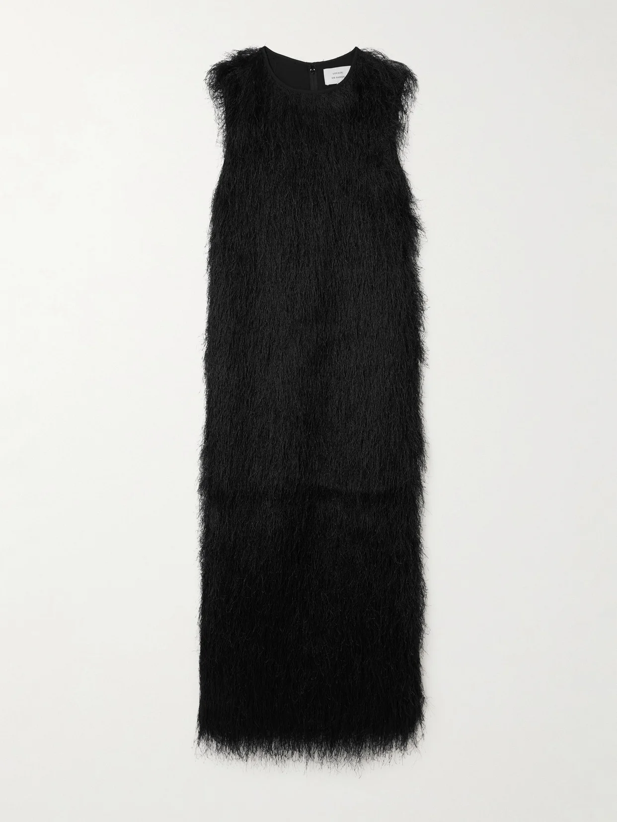 Tiwa Fringed Cotton-voile Maxi Dress - 1