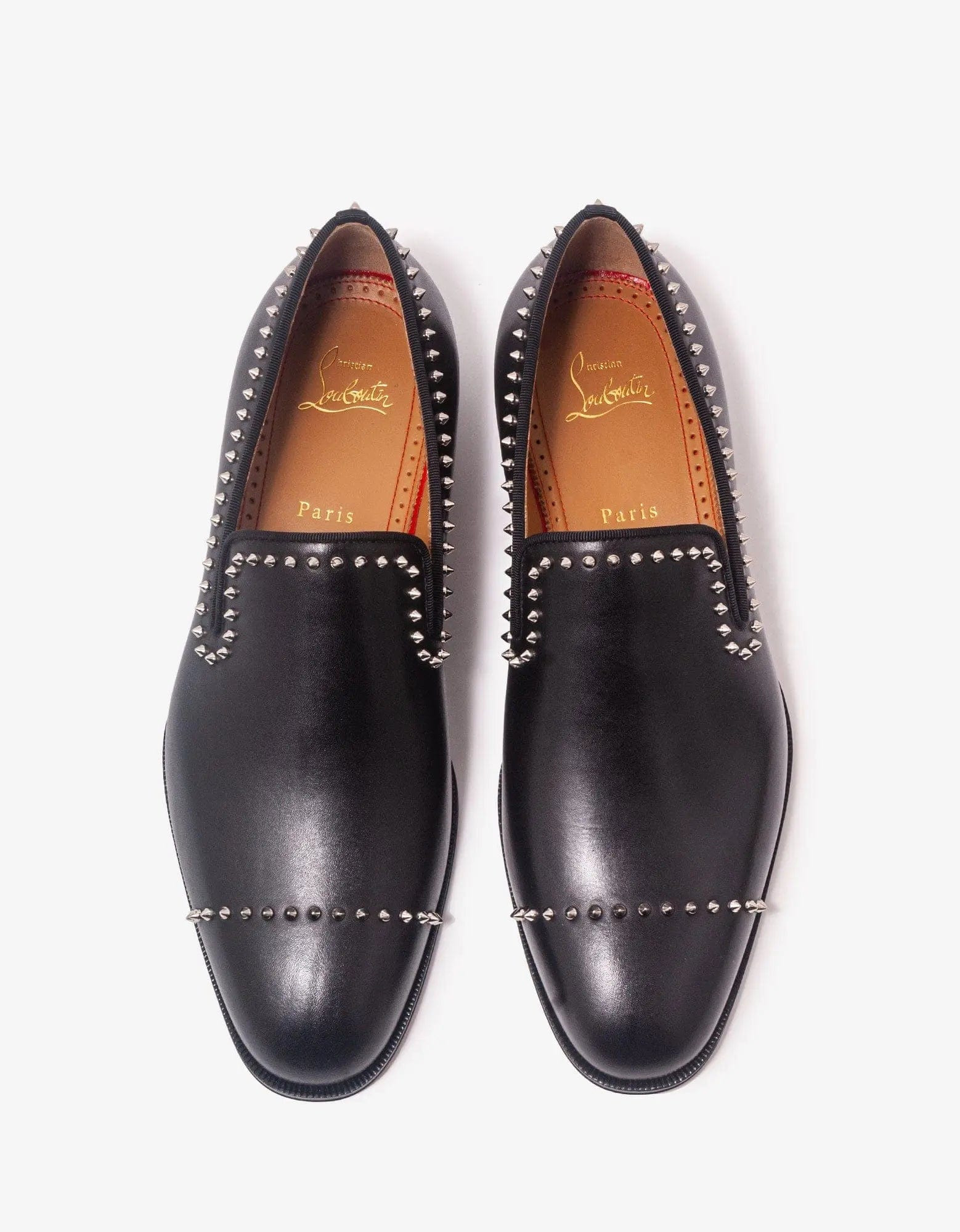 Christian Louboutin Dandy Cloo Flat Black Loafers - 4