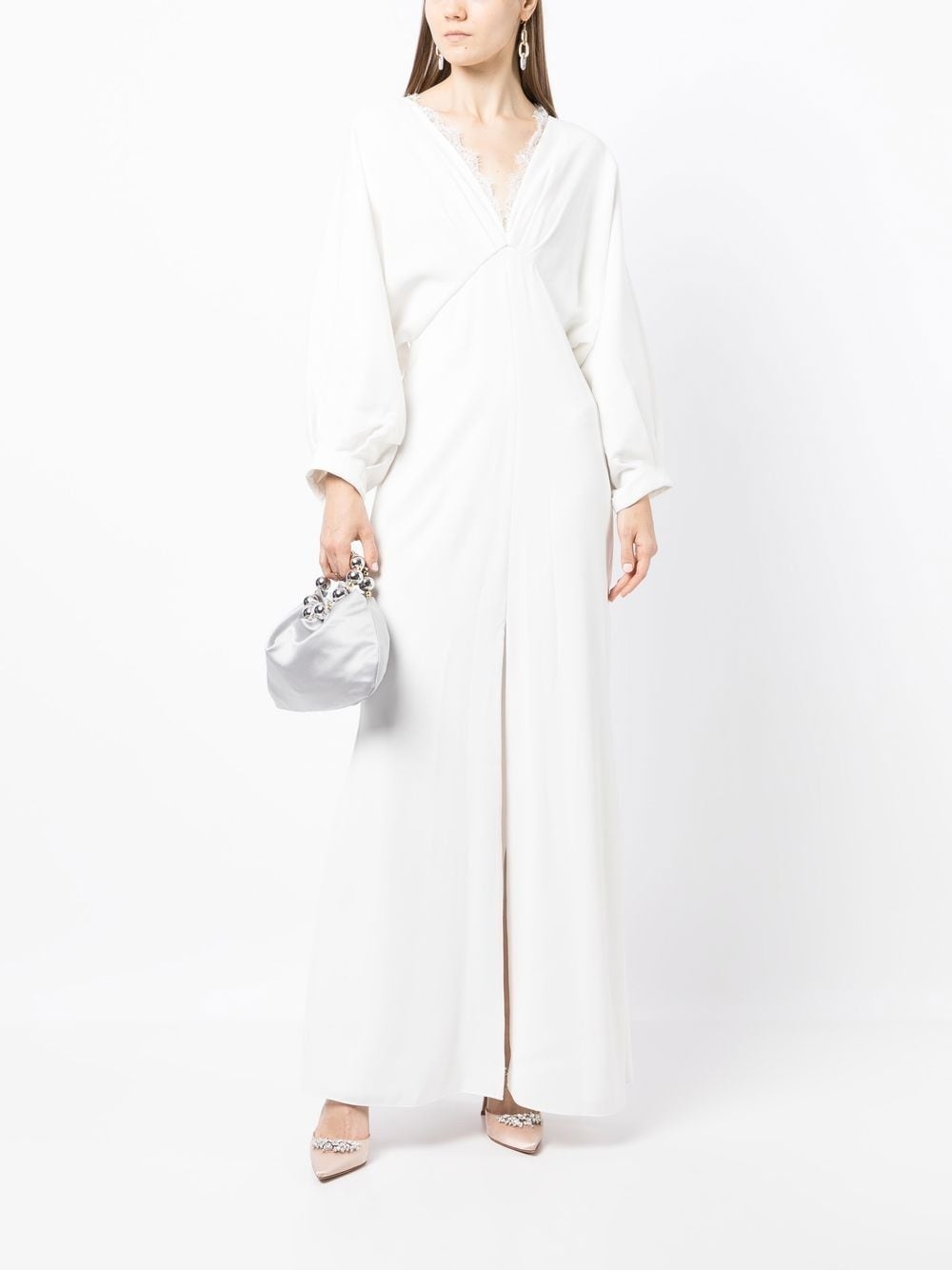 Gabby V-neck lace gown - 2