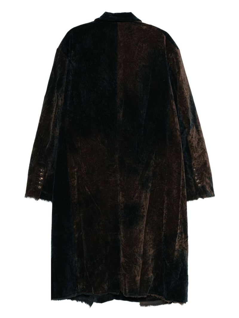 Ziggy Chen notch-lapels panelled coat outlook