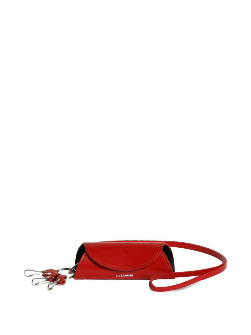 Jil Sander cylindrical keyring wallet outlook