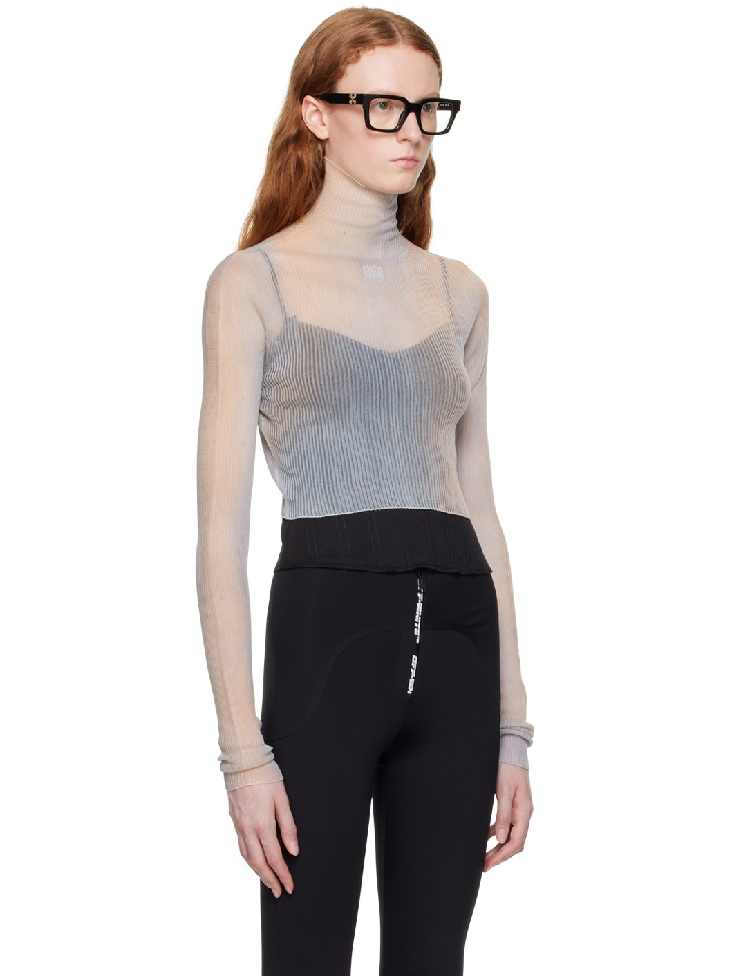 Gray Seethr Turtleneck - 2