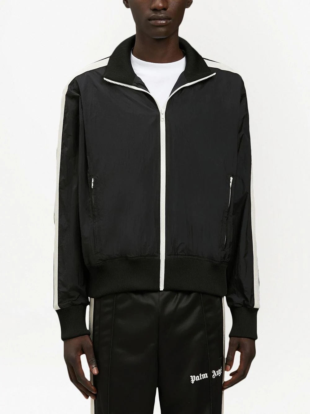 logo-print track jacket - 3