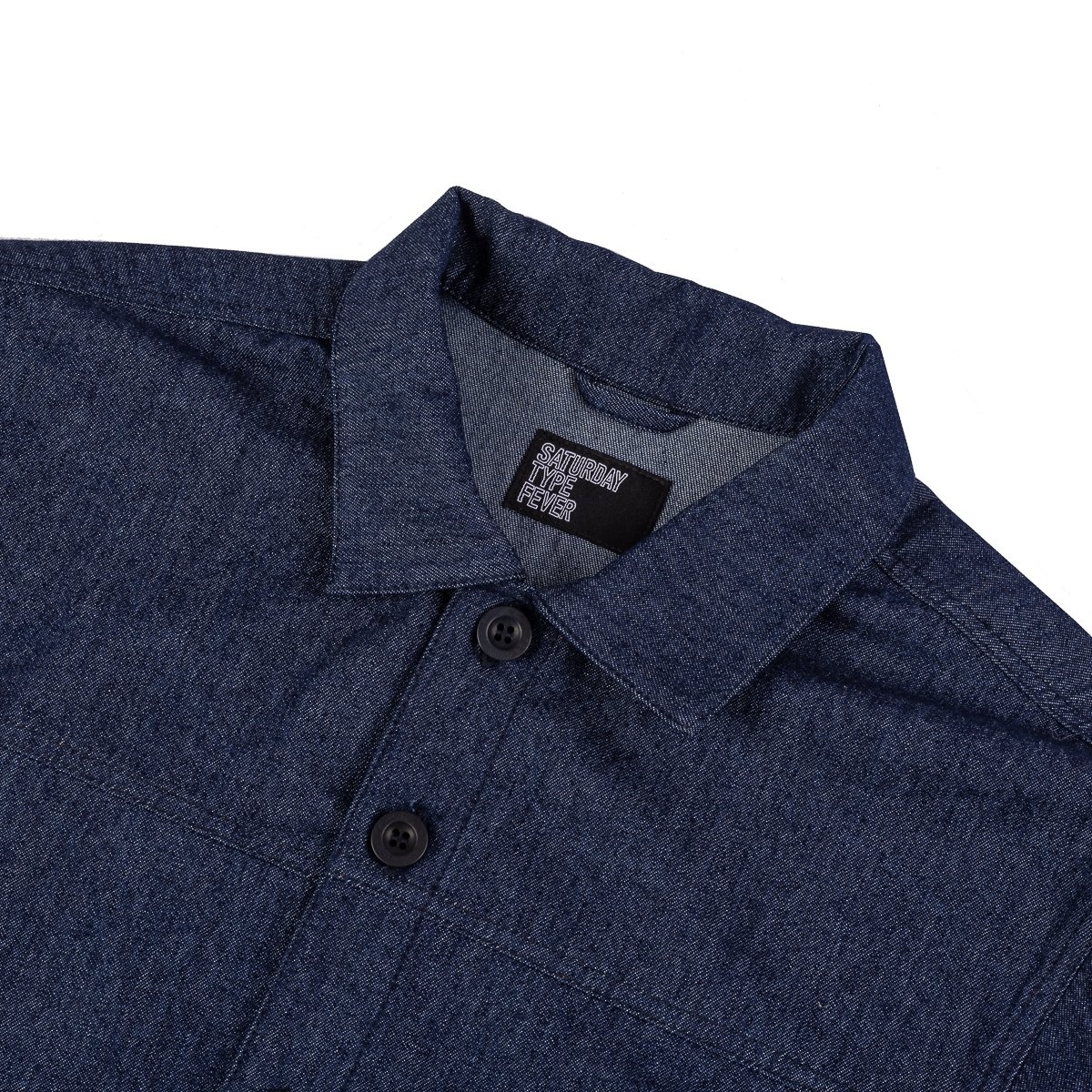 STF-FUSE81 SaturdayTypeFever - 8oz Japanese Indigo Denim Shirt - Fuse81 - 5