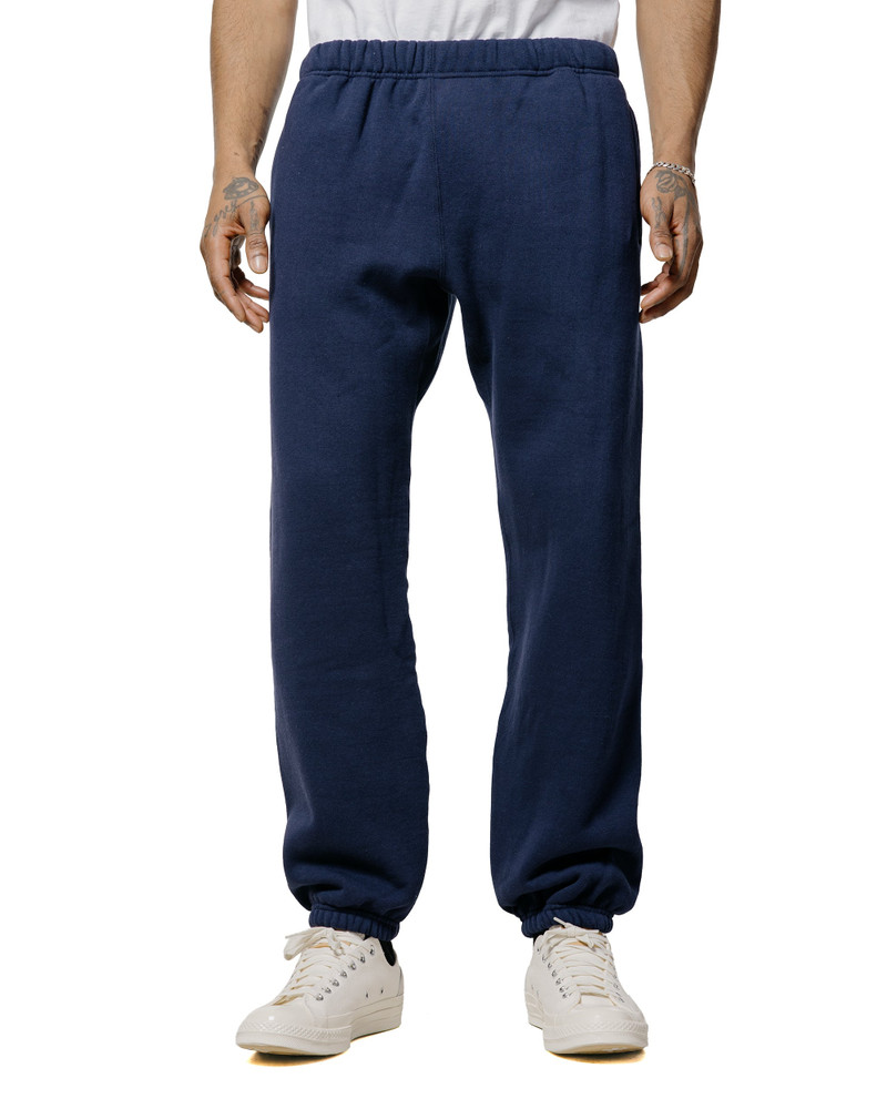 The Real McCoys MC24116 10 Oz. Loopwheel Sweat Pants Navy outlook
