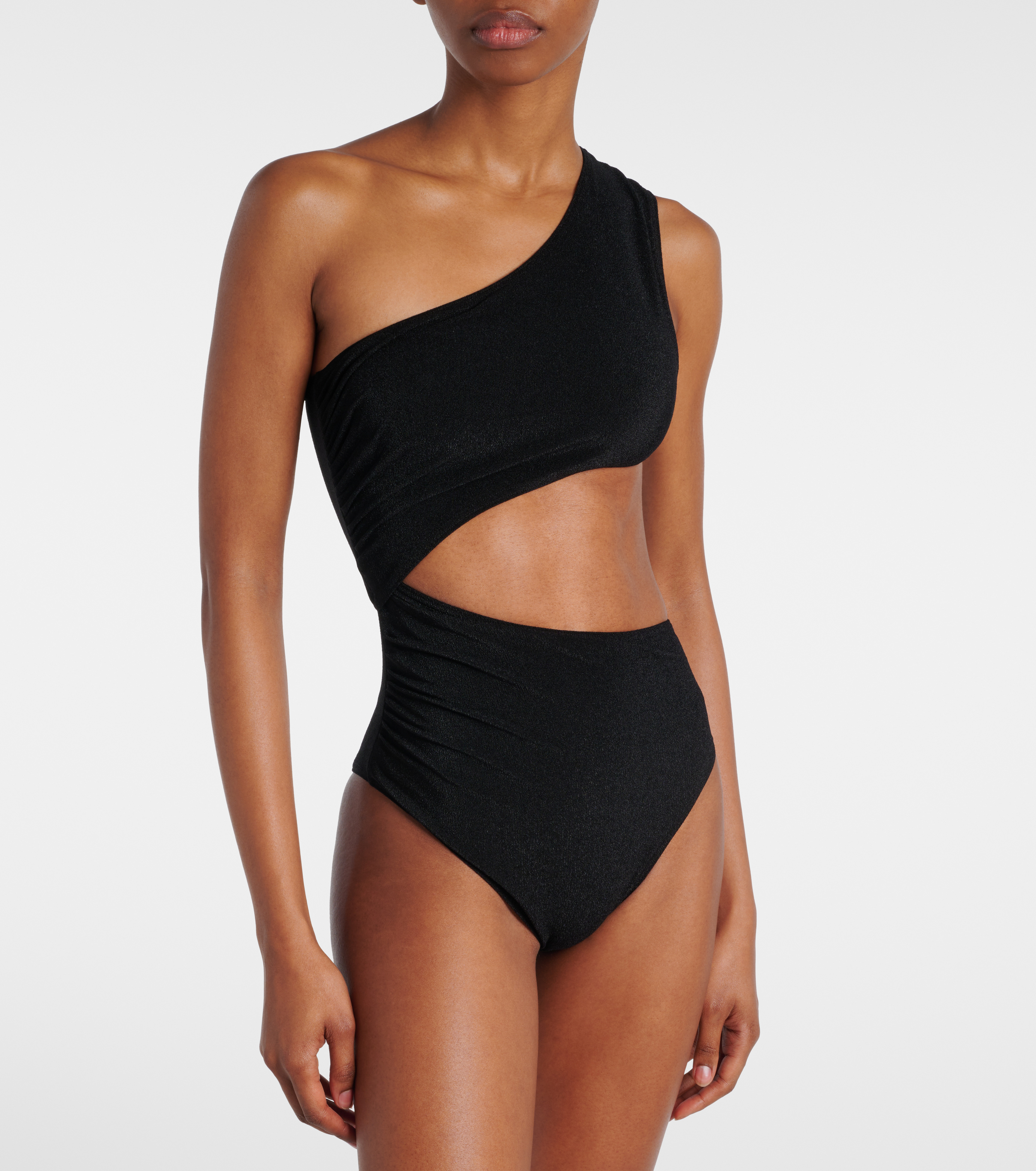 One-shoulder cutout swimsuit - 2