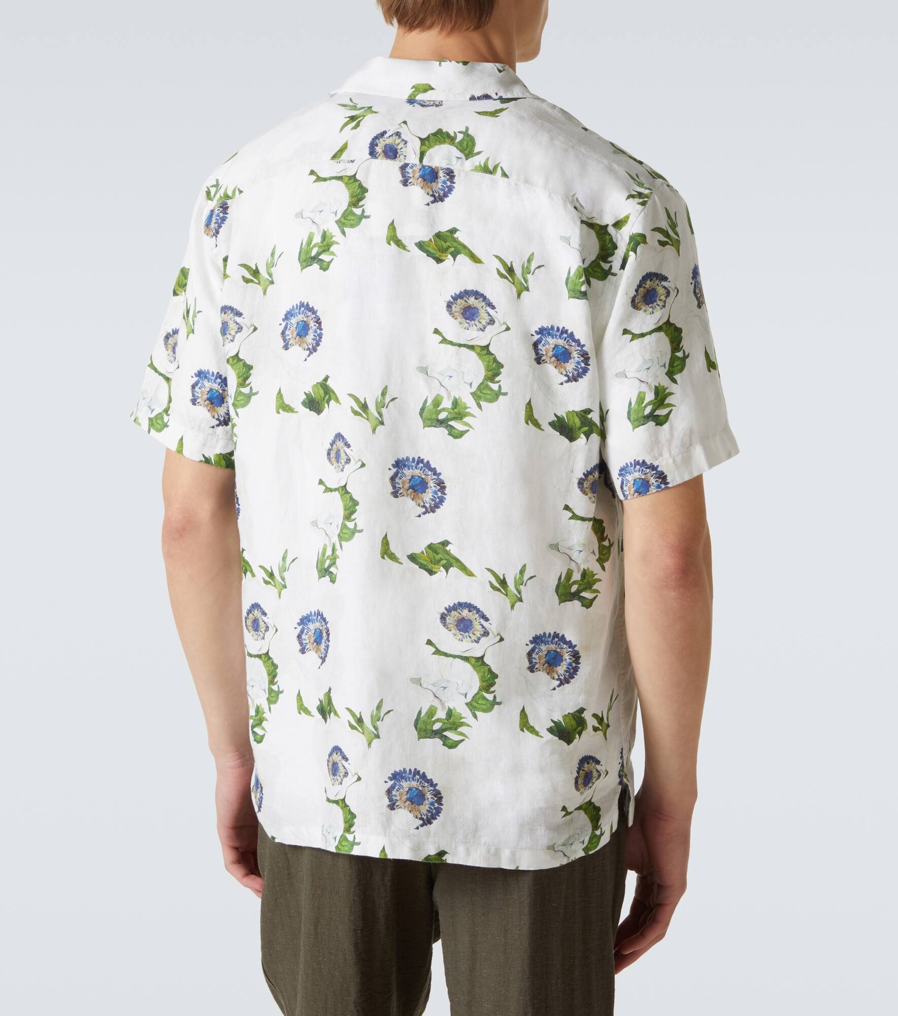 Maitan floral linen shirt - 4