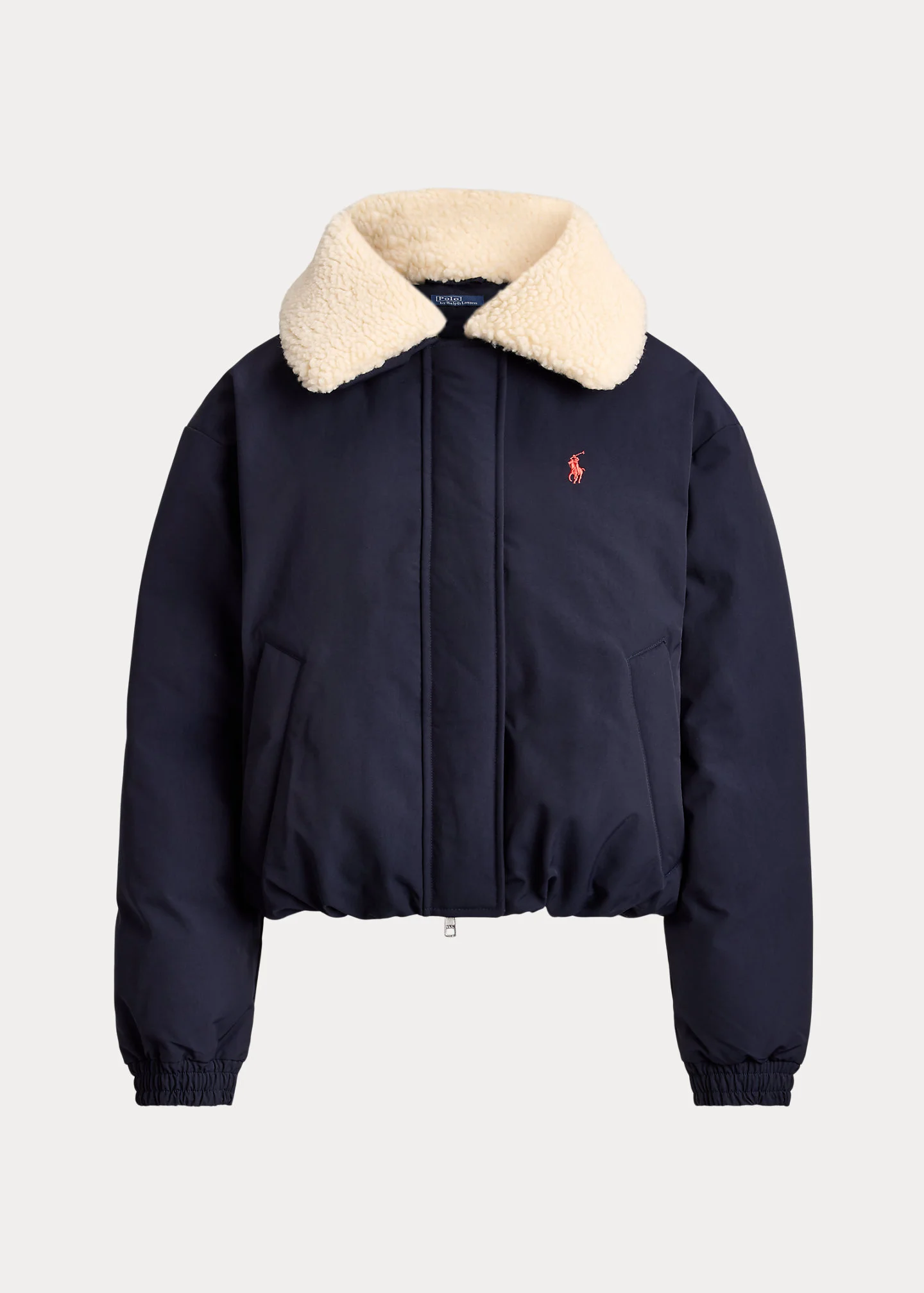 High-Pile-Collar Down Puffer Jacket - 1