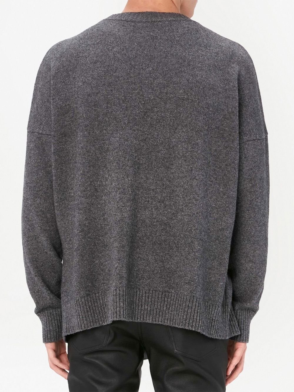 hinge-embellished cut-out jumper - 5
