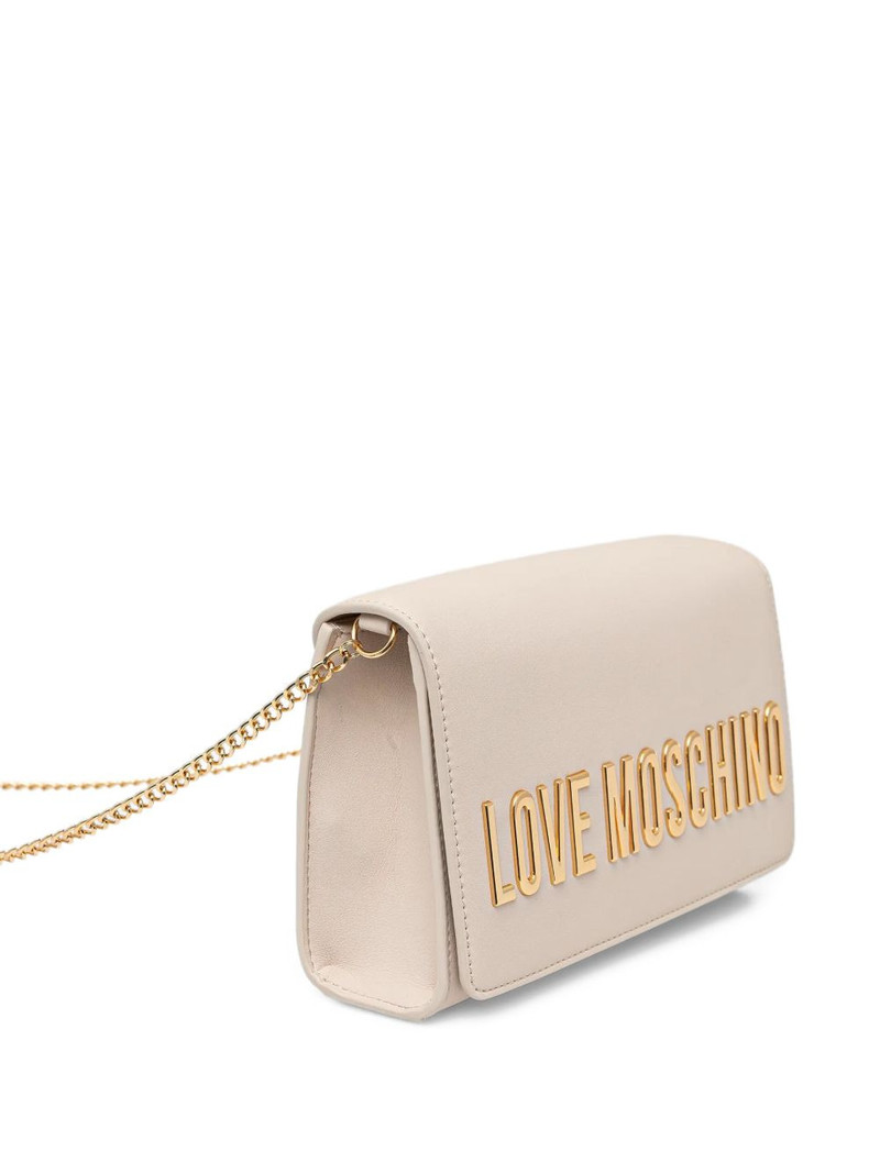 Moschino logo-appliqué cross body bag outlook