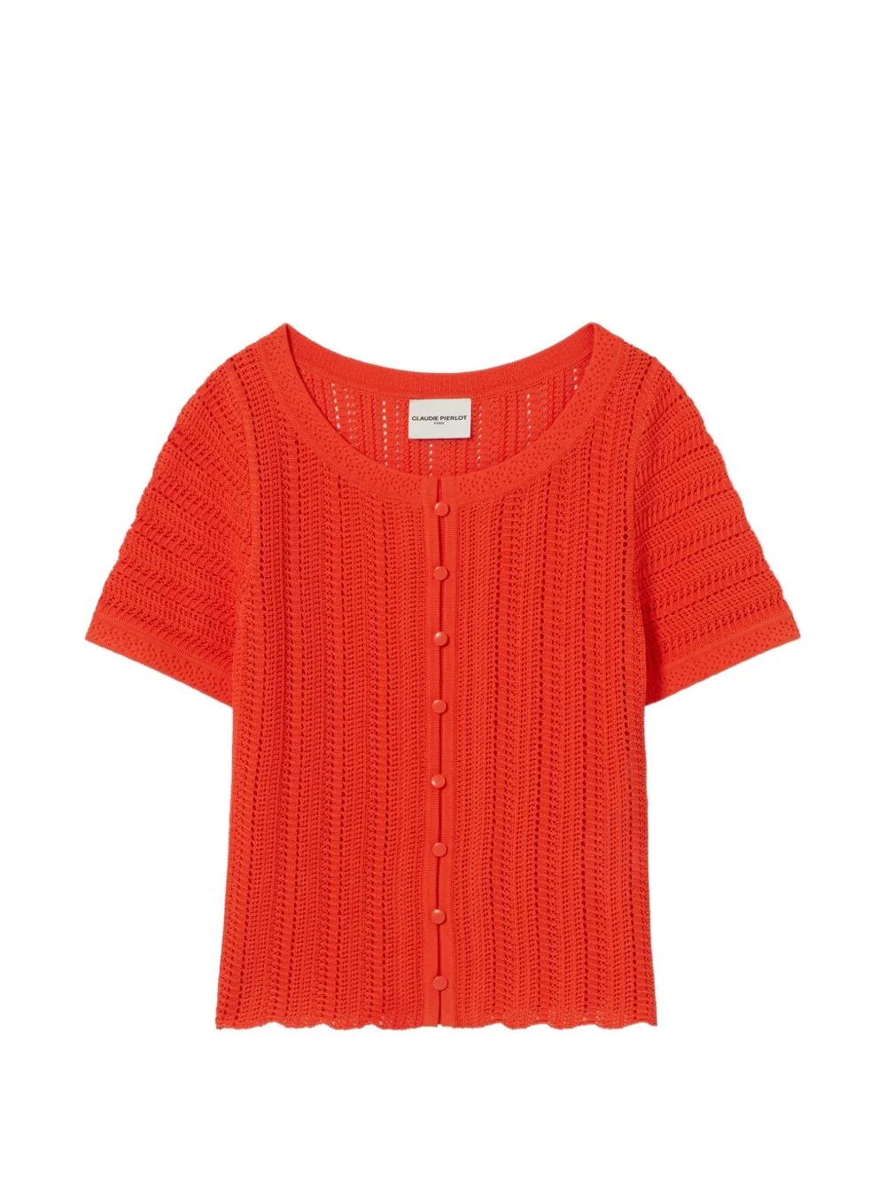 button knitted top - 1