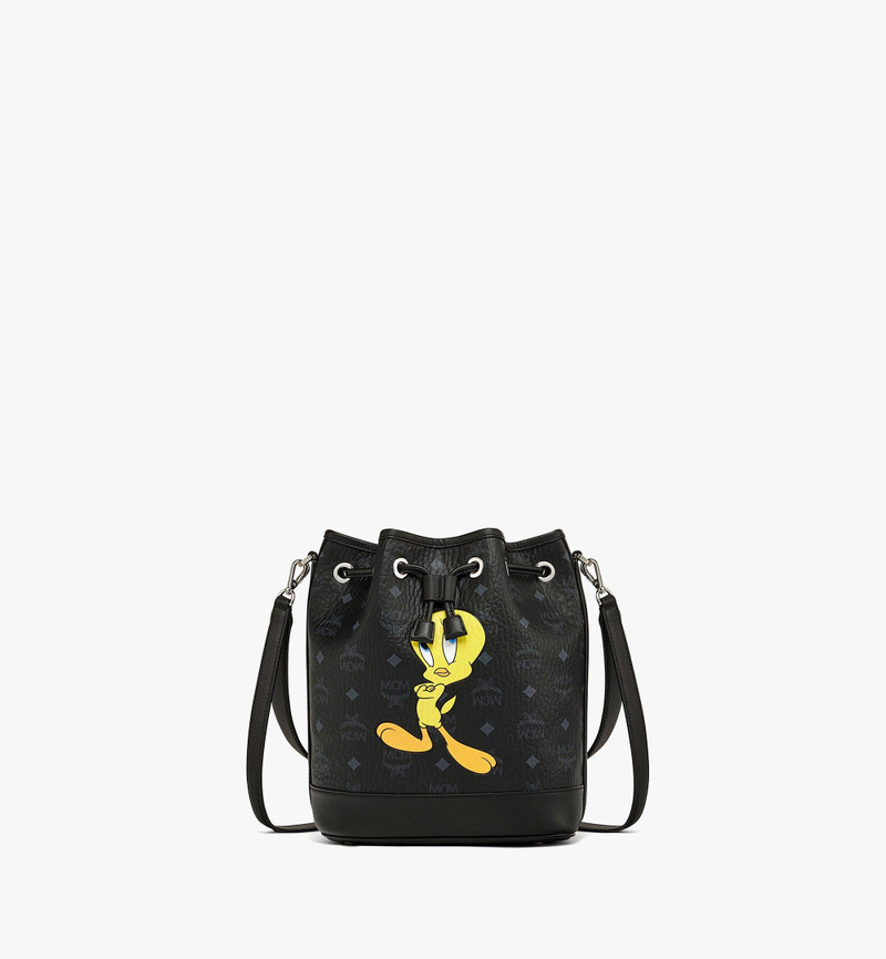 Looney Tunes x MCM  Dessau Drawstring Bag in Visetos 1