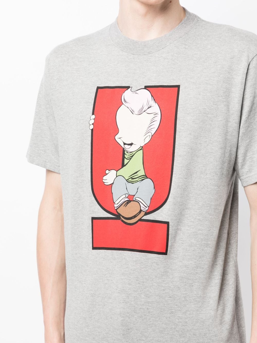 graphic-print cotton-jersey T-shirt - 5