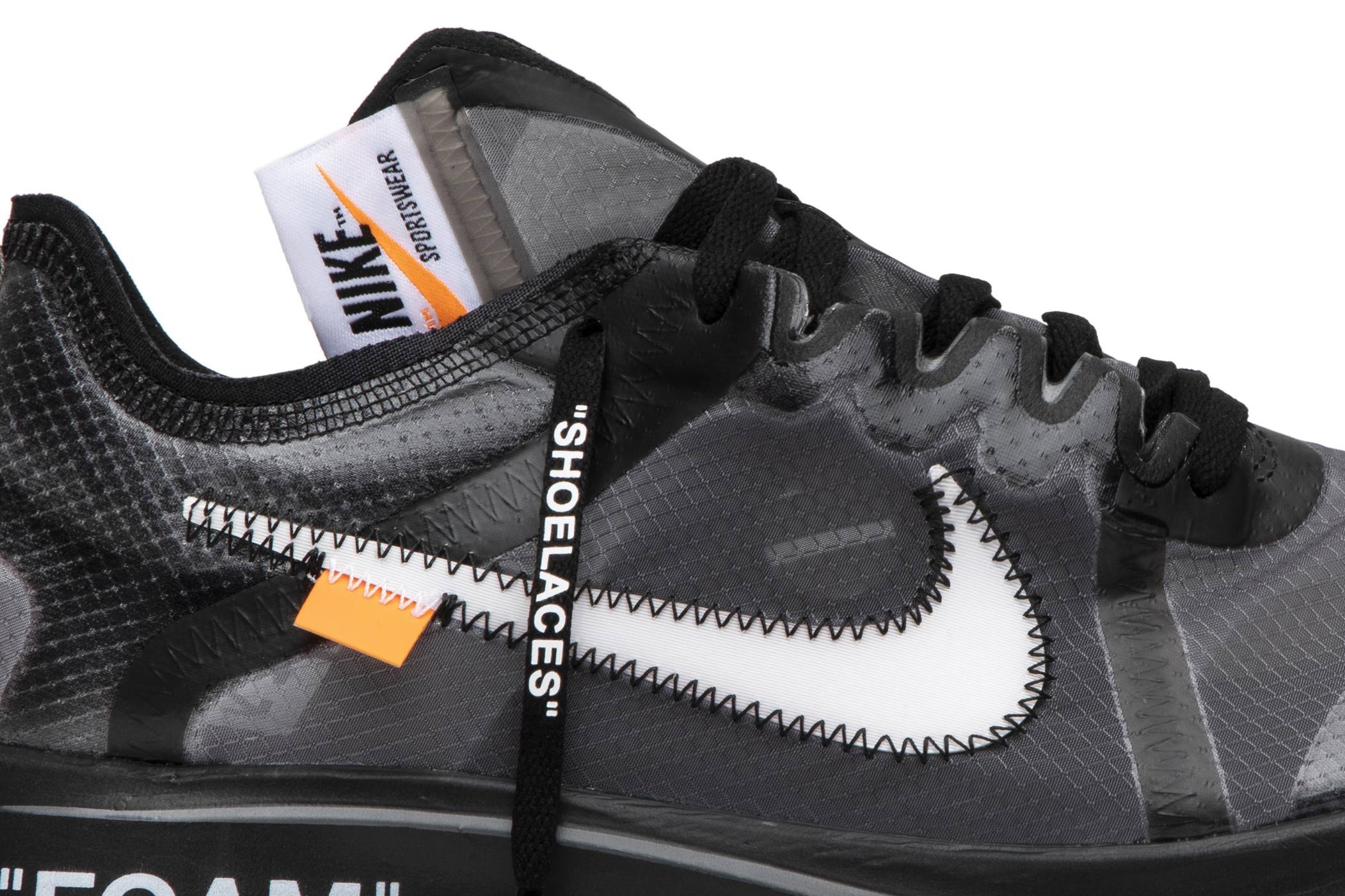 Off-White x Zoom Fly SP 'Black' - 2