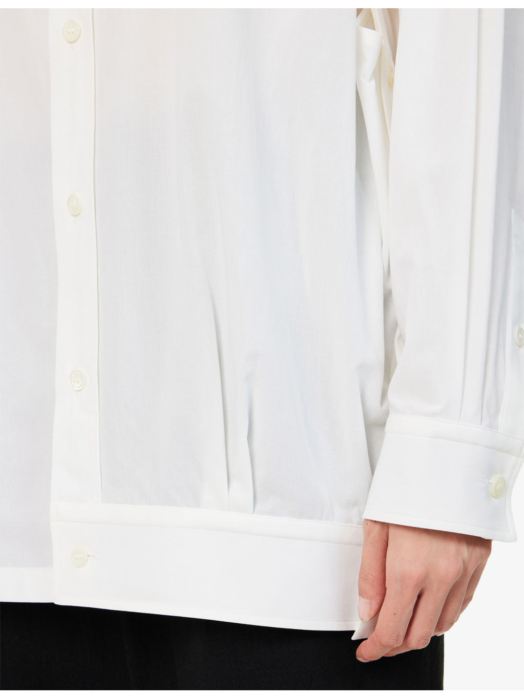 Odd Relaxed-Fit Cotton-Poplin Shirt - 5