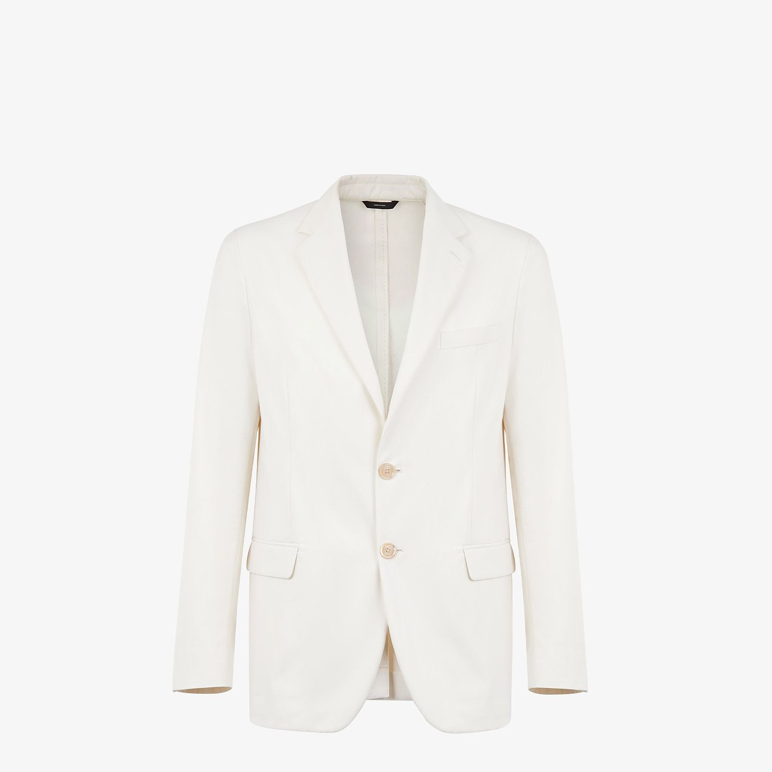 White cotton blazer - 1