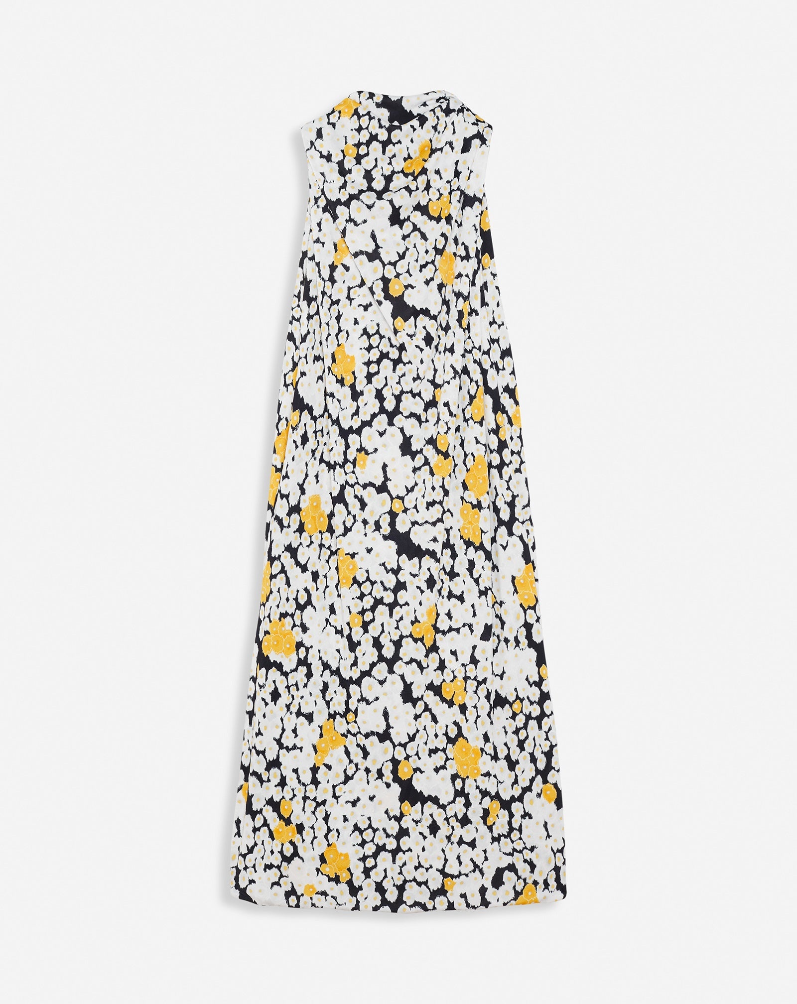 SHORT PRINTED DRAPED DRESS - 1