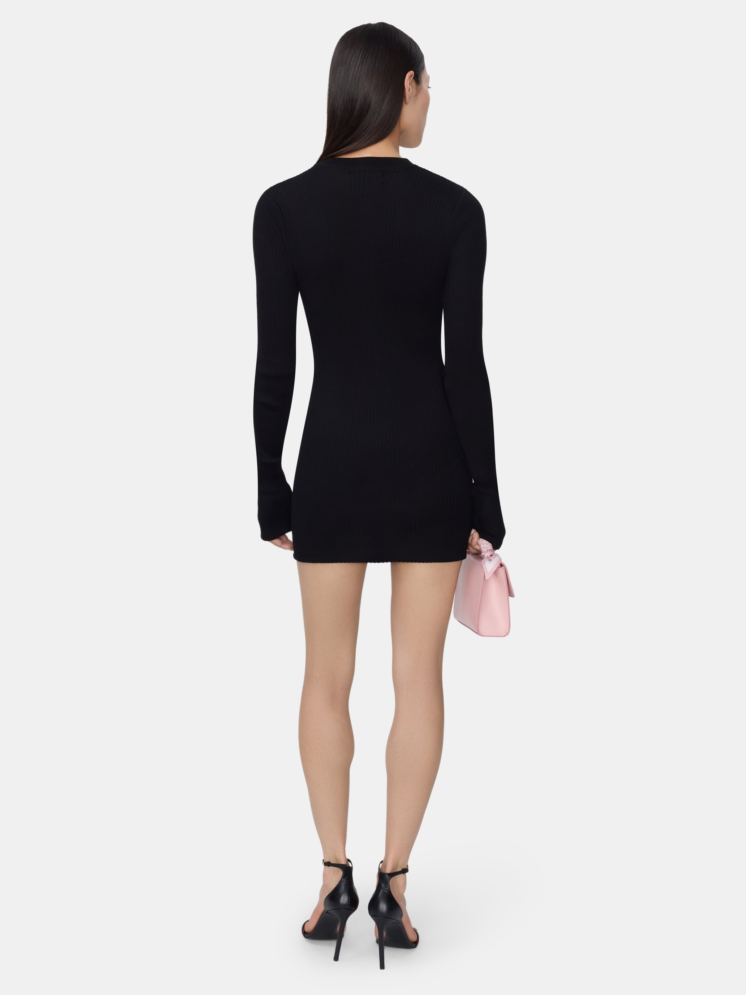 WOMEN'S MA LONG SLEEVE MINI DRESS - 4